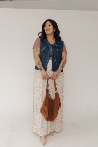 Ribbed Scoop Tee – Sun - Kissed Mulberry - Love Marlow