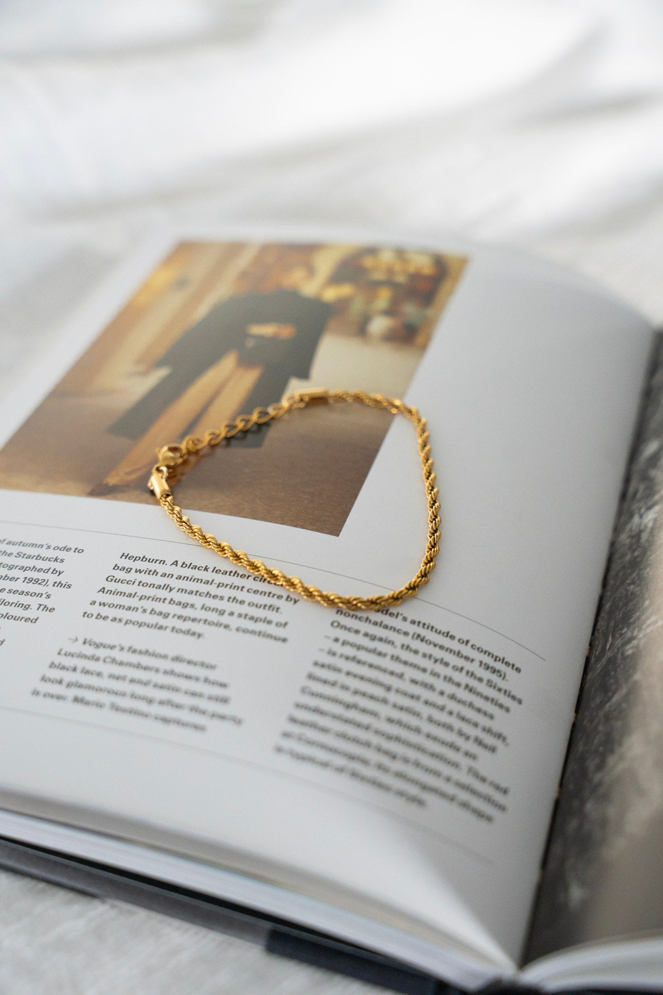 ROPE BRACELET IN LUXE GOLD - Love Marlow