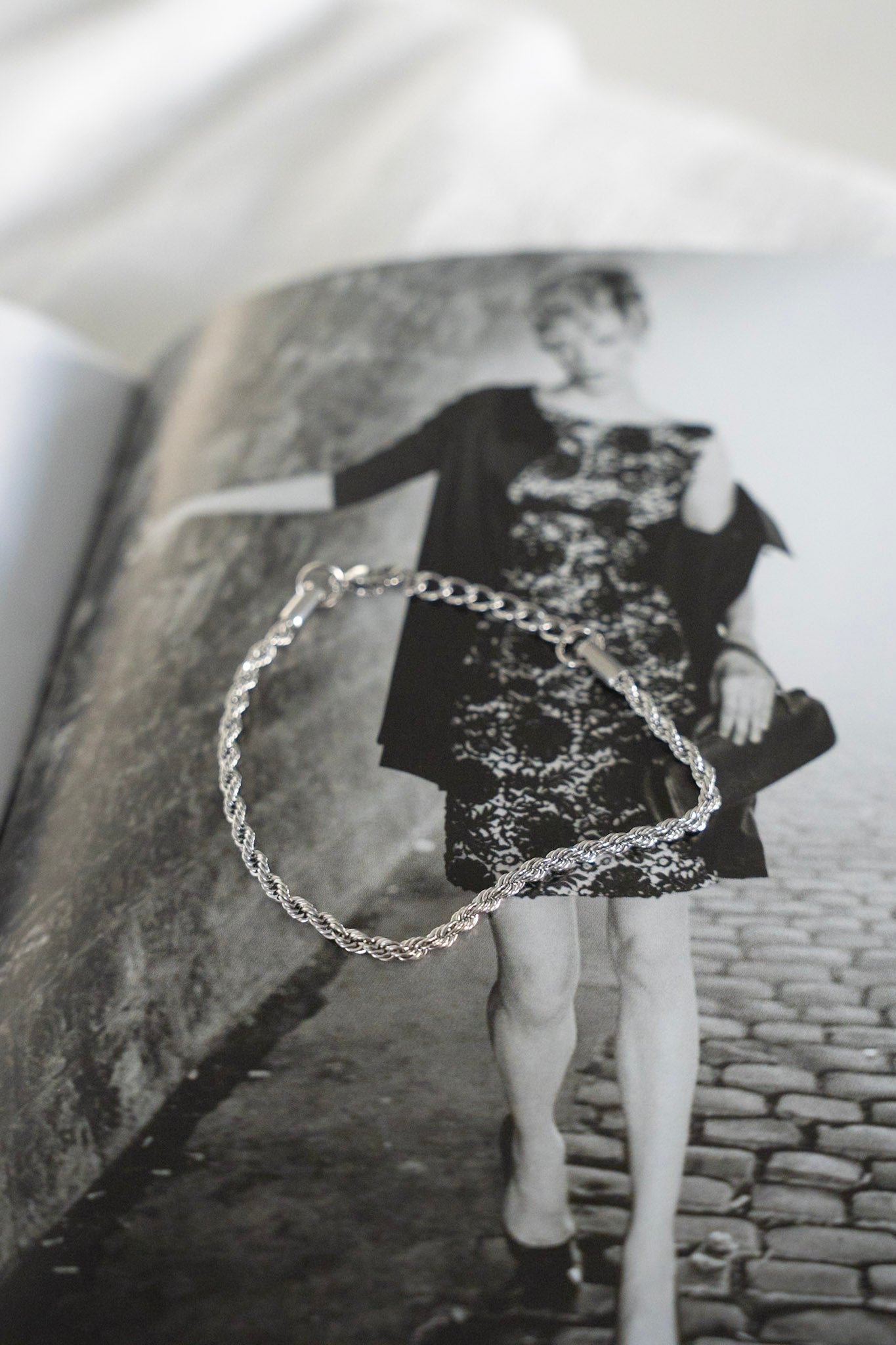 ROPE BRACELET IN LUXE SILVER - Love Marlow