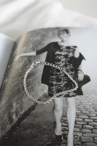 ROPE BRACELET IN LUXE SILVER - Love Marlow