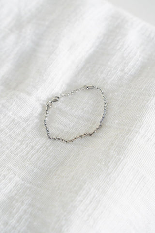 ROPE BRACELET IN LUXE SILVER - Love Marlow