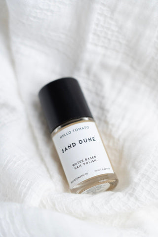 SAND DUNE BEIGE SHIMMER NAIL POLISH – VEGAN ODORLESS & NON - TOXIC - Love Marlow