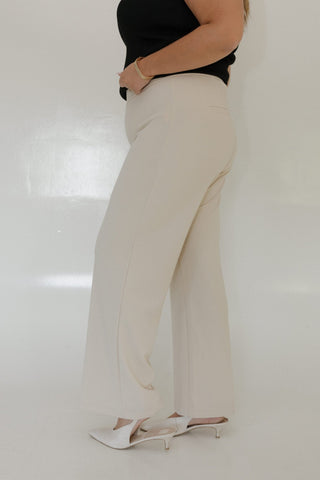 SAND STRAIGHT LEG PULL - ON PANT - Love Marlow