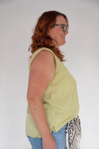 Silk Camisole with Artisan Lace Inset - Love Marlow