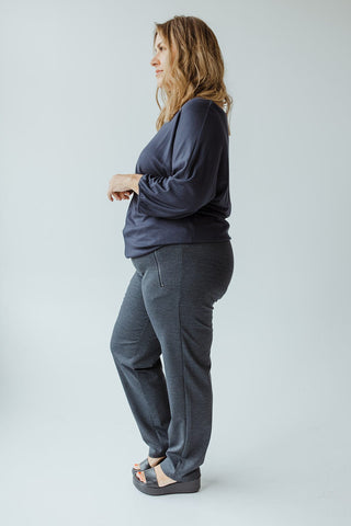 SLIM FIT TREGGINGS IN MICRO CHECK PATTERN - Love Marlow