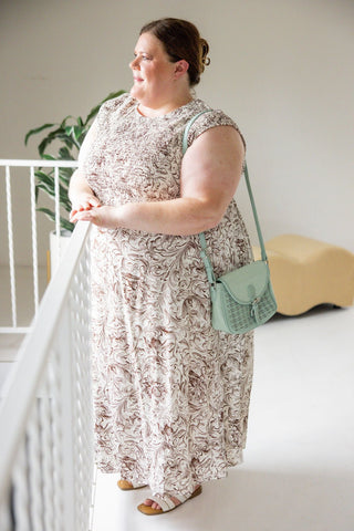 Smocked Baroque Maxi Dress – Bronze Manor - Love Marlow