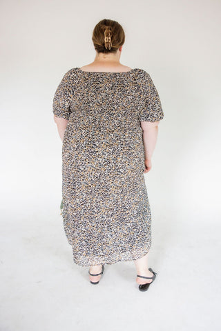 Smocked Floral Midi Dress – Midnight Meadow - Love Marlow
