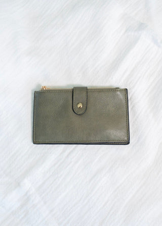 SNAP ALBUM WALLET IN ARMY GREEN - Love Marlow