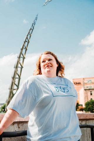 South Dakota 605 Graphic Tee – Premium Comfort Colors in White - Love Marlow
