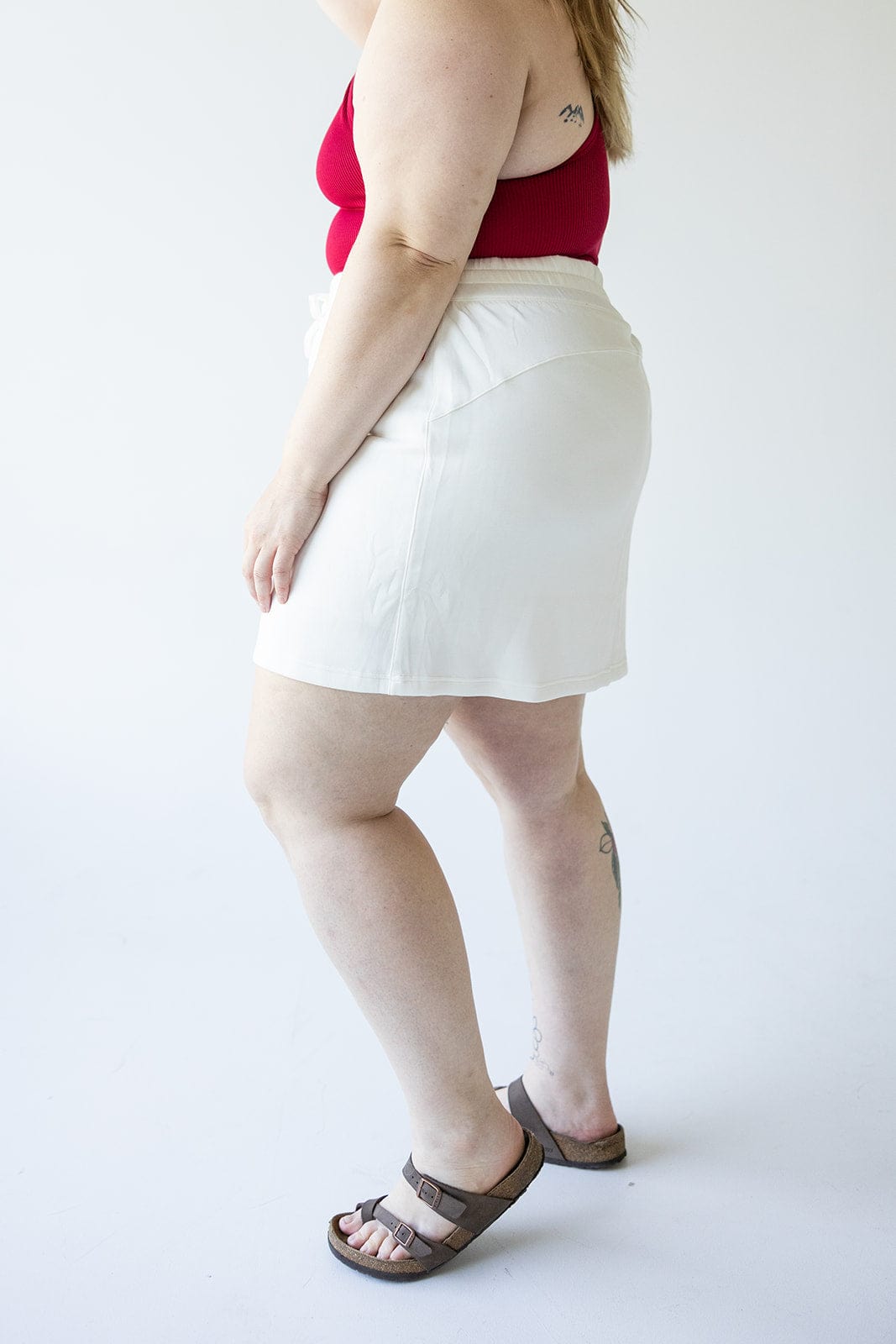 Spanx® AIRESSENTIALS SKORT 17" IN POWDER - Love Marlow