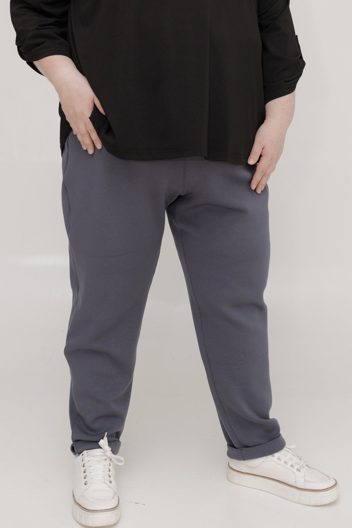Spanx® AIRESSENTIALS TAPERED PANT IN DARK STORM - Love Marlow