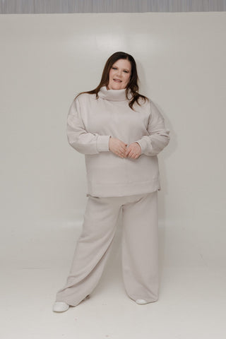 SPANX AirEssentials® Wide Leg Pant in French Grey - Love Marlow