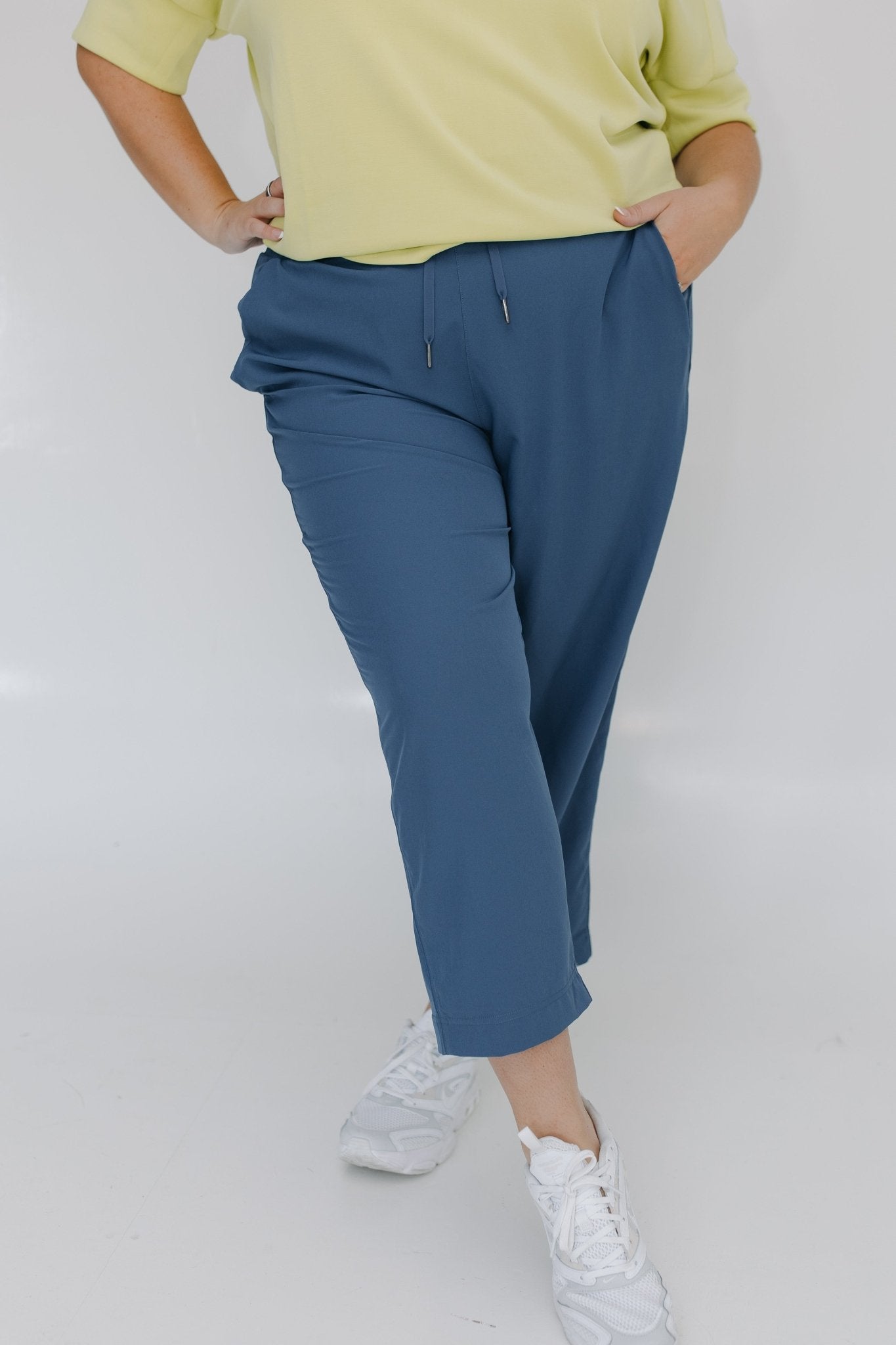 SPANX® On the Move Slim Pant in Faded Indigo - Love Marlow