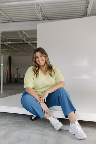 SPANX® On the Move Slim Pant in Faded Indigo - Love Marlow