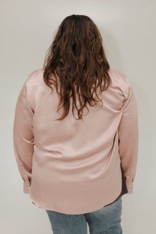 SPANX® Silky Smooth Button Down in Vintage Rose - Love Marlow