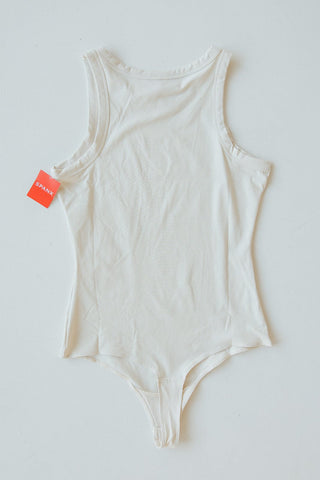 Spanx® SUIT YOURSELF RACER RIBBED IN PARCHMENT - Love Marlow