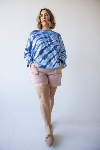 Spanx© STRETCH TWILL SHORTS 6" IN MAUVE - L - Love Marlow