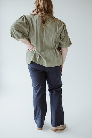 Spanx© The Perfect Black Pant, Slim Straight in Classic Navy - Love Marlow