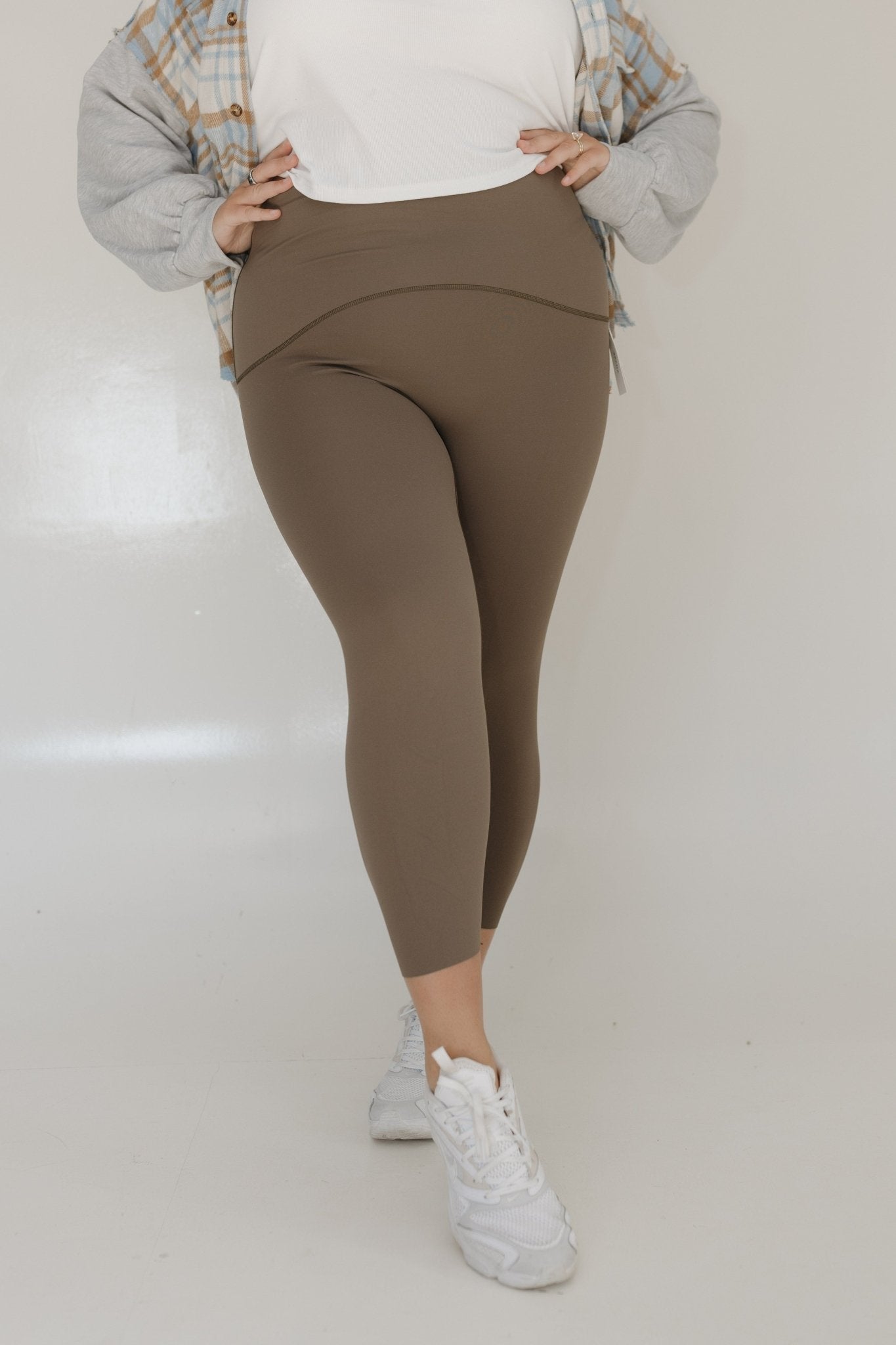 SPANXshape™ Booty Boost® 7/8 Leggings in Mineral - Love Marlow