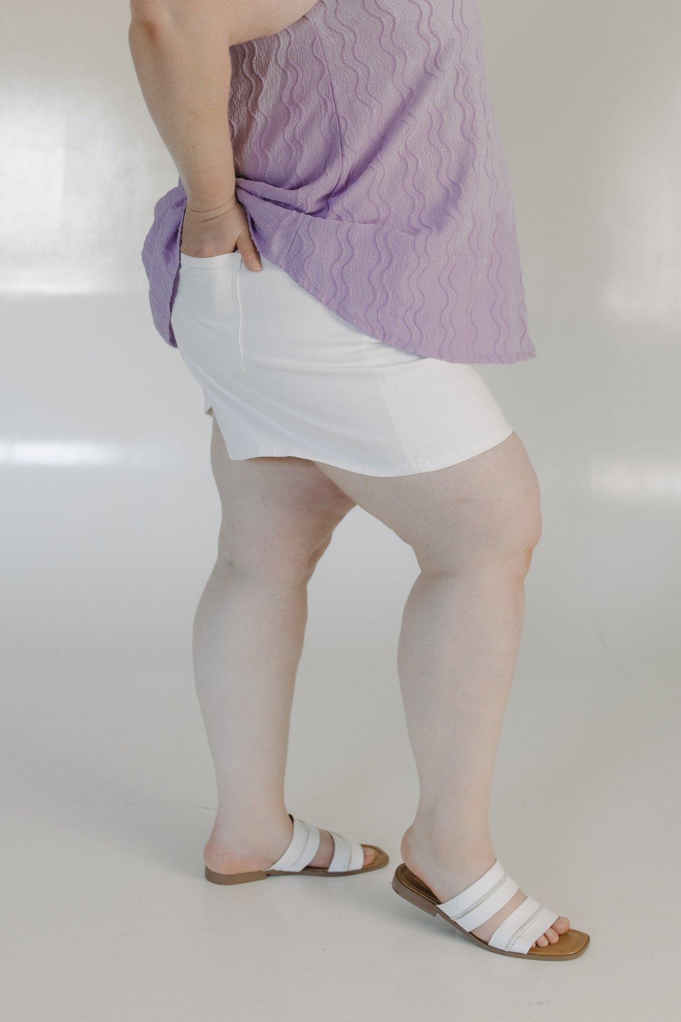 SPANXshape™ EveryWear Jean Short, 5" in Classic White - Love Marlow