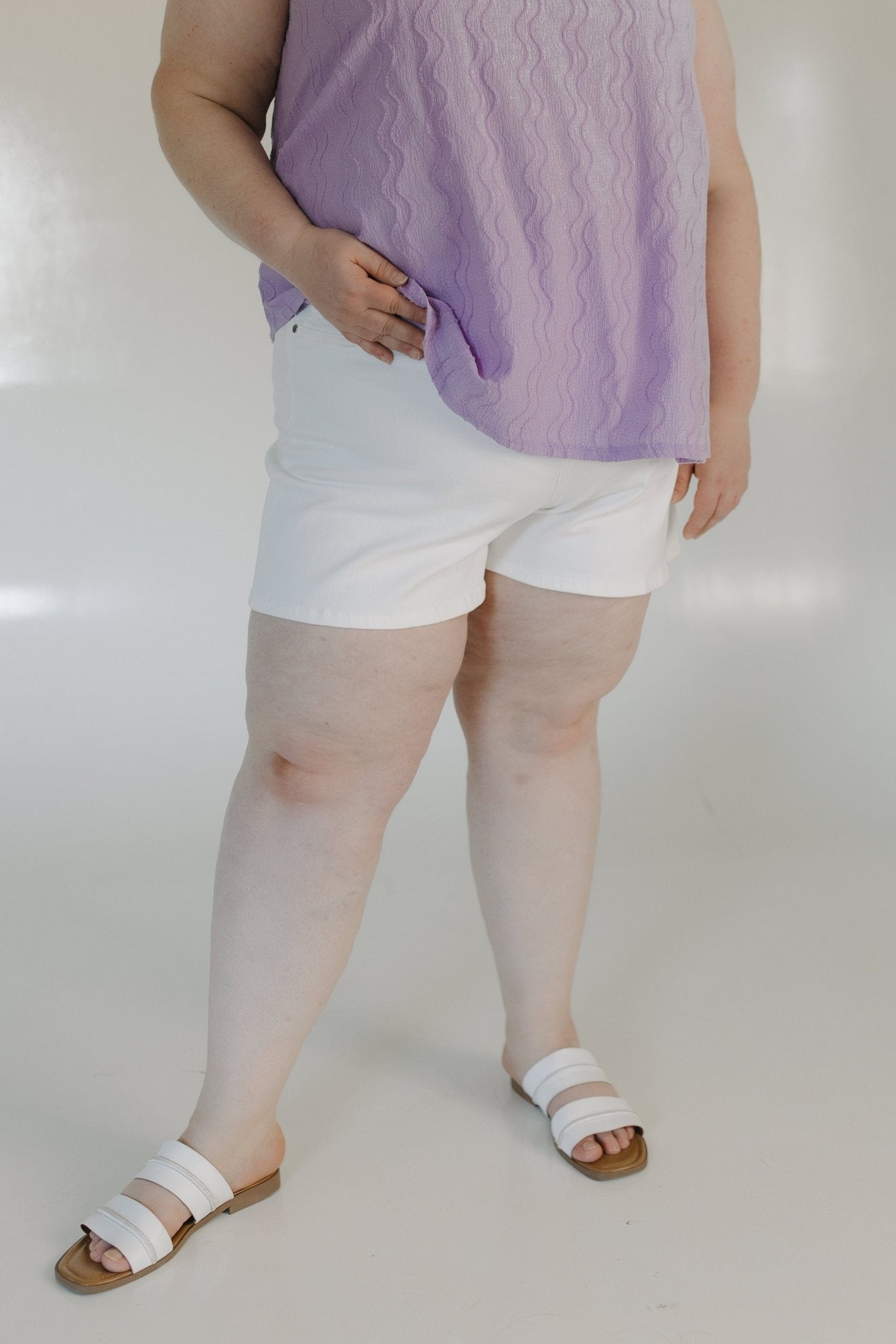 SPANXshape™ EveryWear Jean Short, 5" in Classic White - Love Marlow