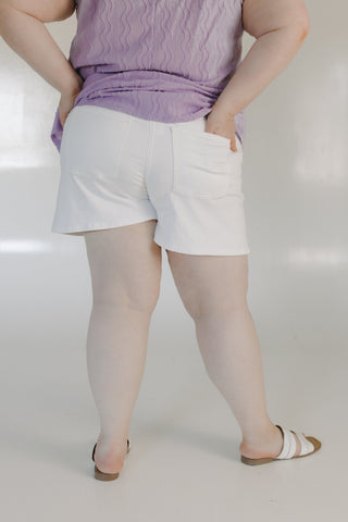 SPANXshape™ EveryWear Jean Short, 5" in Classic White - Love Marlow