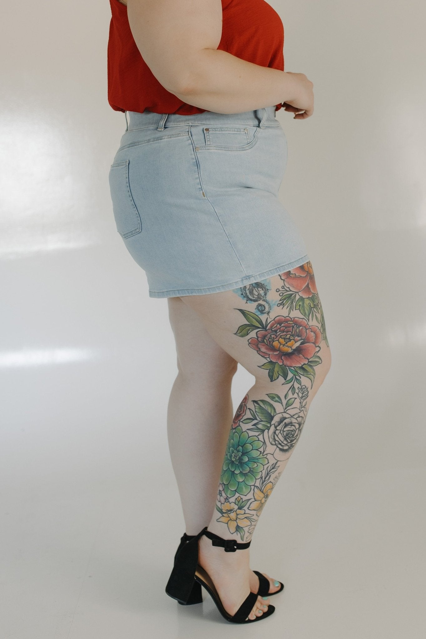 SPANXshape™ EveryWear Jean Short, 5" in Tidal Blue - Love Marlow