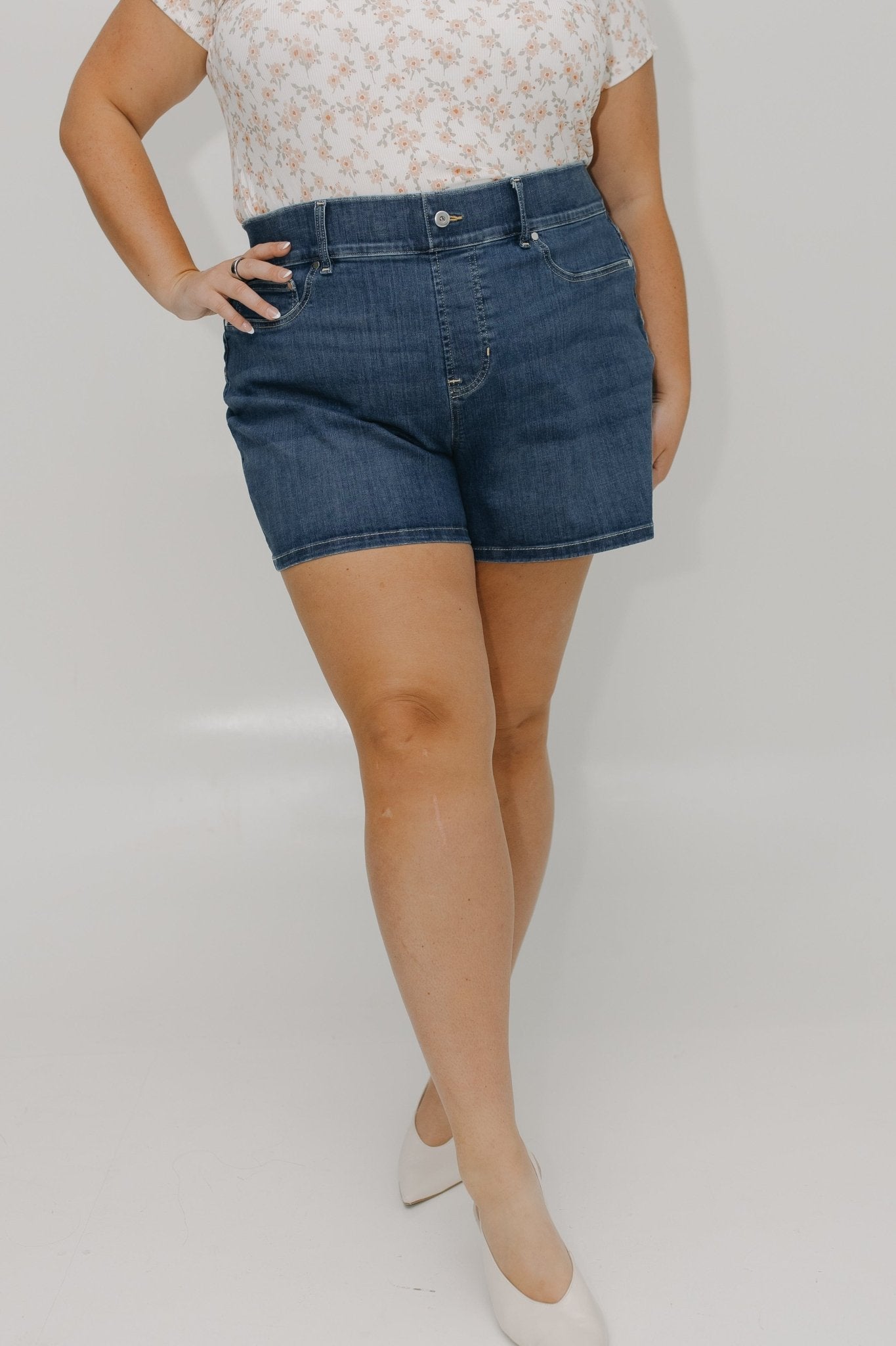 SPANXshape™ EveryWear Jean Short, 5" in Vintage Indigo - Love Marlow