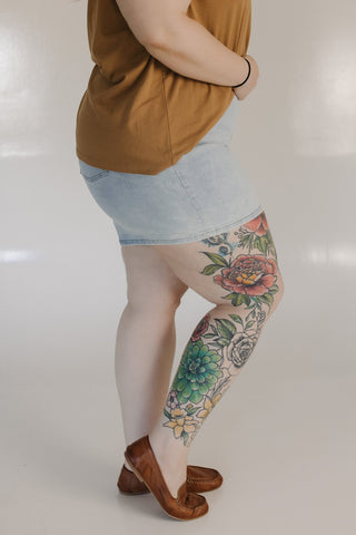 SPANXshape™ EveryWear Jean Short 7" in Tidal Blue - Love Marlow