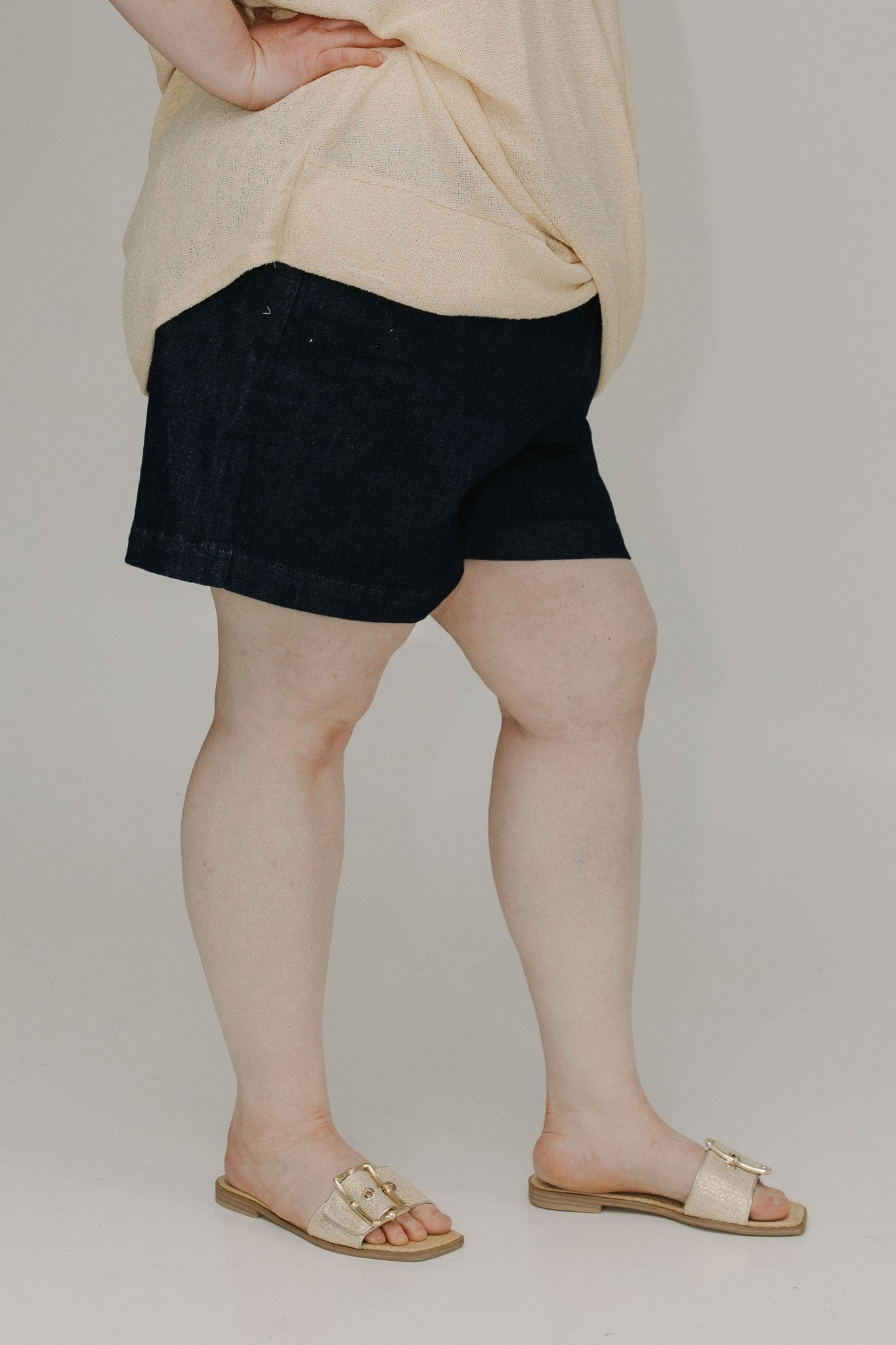 SPANXshape™ EveryWear Zero Waistband Jean Shorts, 5" in Raw Indigo - Love Marlow