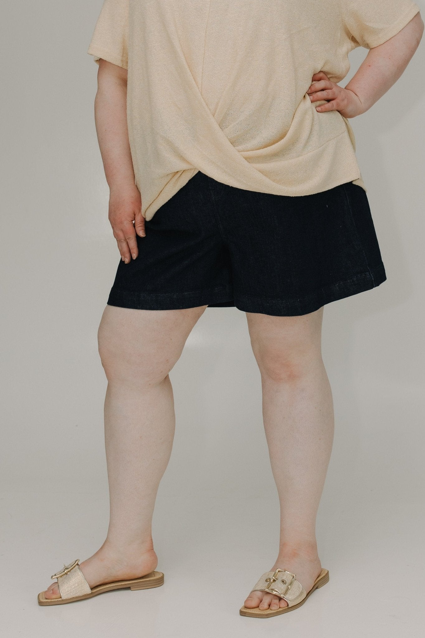 SPANXshape™ EveryWear Zero Waistband Jean Shorts, 5" in Raw Indigo - Love Marlow