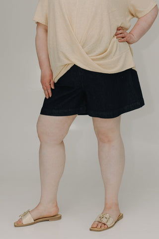 SPANXshape™ EveryWear Zero Waistband Jean Shorts, 5" in Raw Indigo - Love Marlow