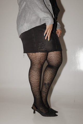 SPANXshape™ Leopard Fishnet Stockings - Love Marlow