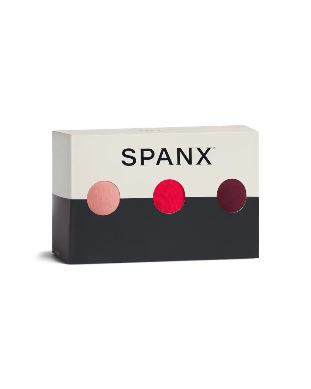 SPANXsmooth™ Fit - To - You Thong 3 - Pack Box in Rose Quartz, Spanx Red, and Blackberry - Love Marlow