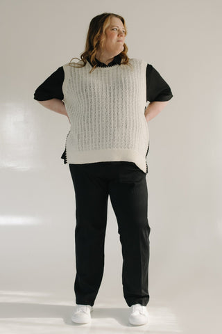 SPANXsupersmooth™ PerfectFit Ponte Slim Straight Pant in Black - Love Marlow