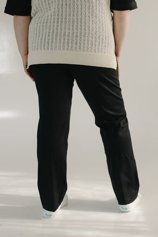 SPANXsupersmooth™ PerfectFit Ponte Slim Straight Pant in Black - Love Marlow