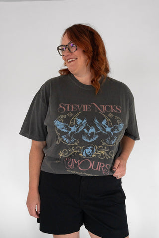 Stevie Nicks Rumours Vintage Graphic Tee | Soft Rock Band Shirt - Love Marlow