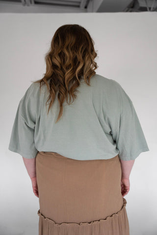 Stevie Nicks Vintage Boho Graphic Tee – Bay Leaf Green - Love Marlow