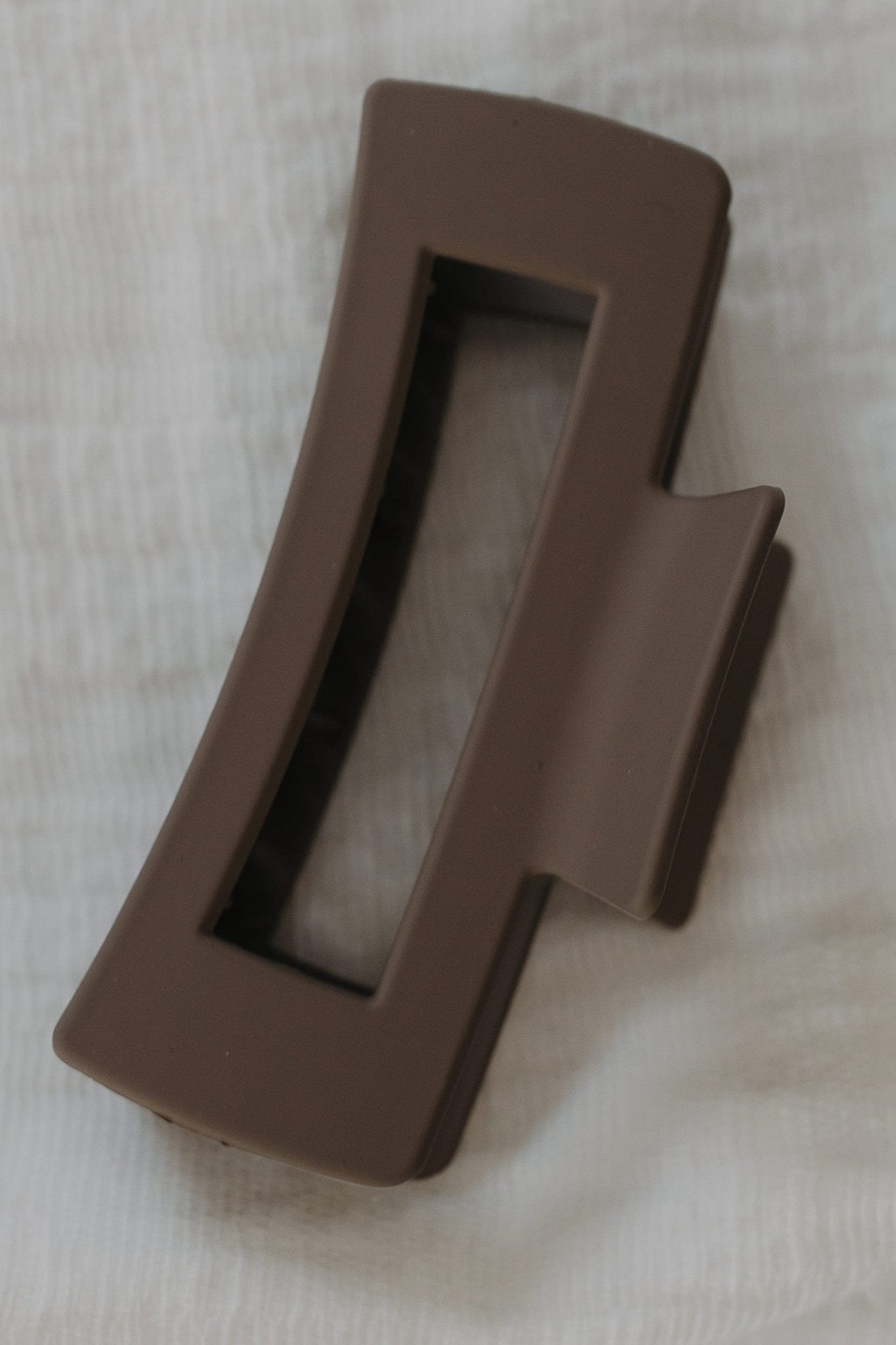 STONE MATTE RECTANGLE CUT - OUT CLAW CLIP - Love Marlow