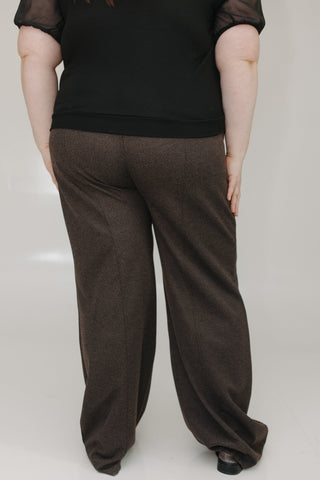 STRAIGHT LEG TROUSER IN TWEED - Love Marlow