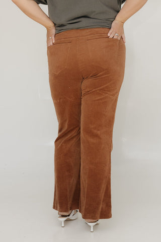 STRETCHY CORDUROY FLARE IN PENNY - Love Marlow