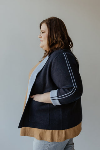 STRIPE DETAIL CARDIGAN - 12 - Love Marlow