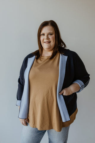 STRIPE DETAIL CARDIGAN - 12 - Love Marlow