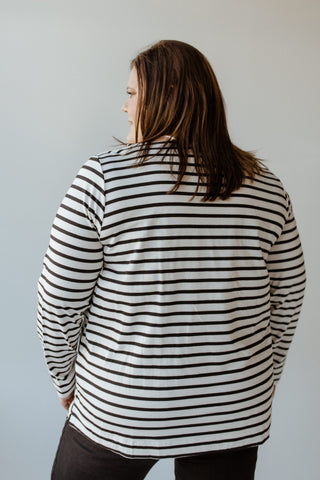 STRIPED LONG - SLEEVED SHIRT - Love Marlow