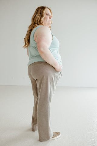 SUBTLE STRIPE PATTERNED TROUSERS - Love Marlow