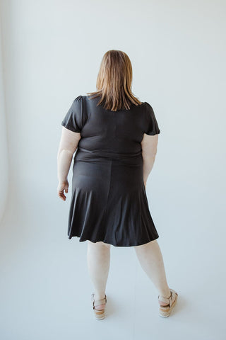 SUPER SOFT WRAP DRESS IN BLACK - 2x - Love Marlow