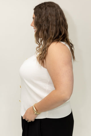 Tailored Knit Sweater Vest - Love Marlow
