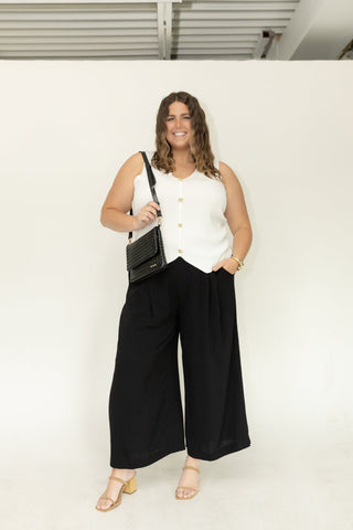 Tailored Knit Sweater Vest - Love Marlow