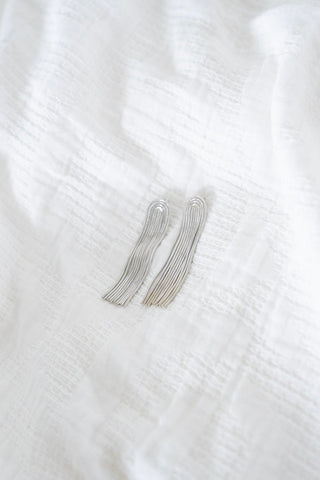 Tessa Dazzling Tassel Earrings – Waterproof - Love Marlow