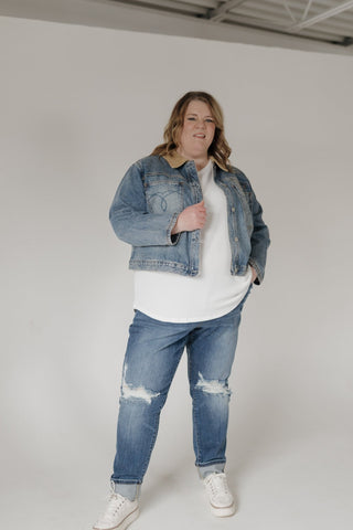 Textured Raglan Sleeve Relaxed Tee – Sun Kissed Ecru - Love Marlow